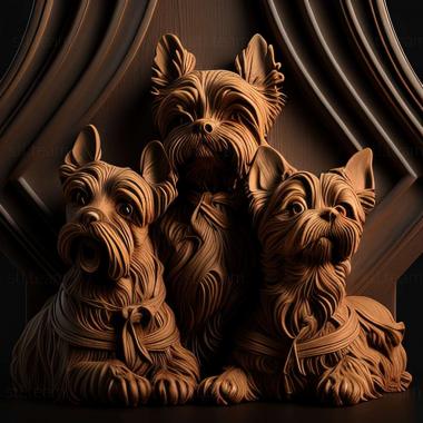 3D model dogs (STL)